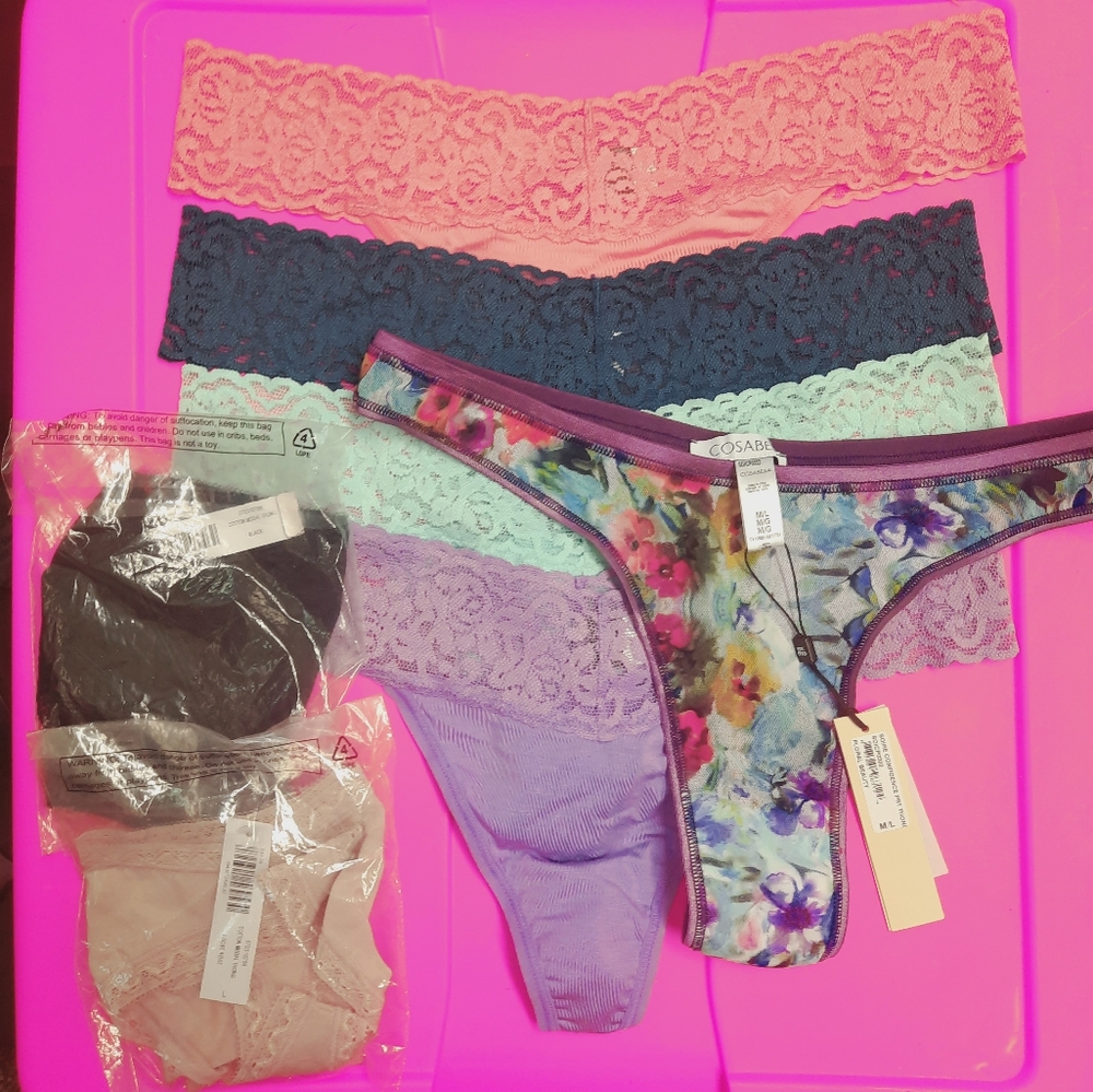 7 Thongs Casabella Felina Soma NWT